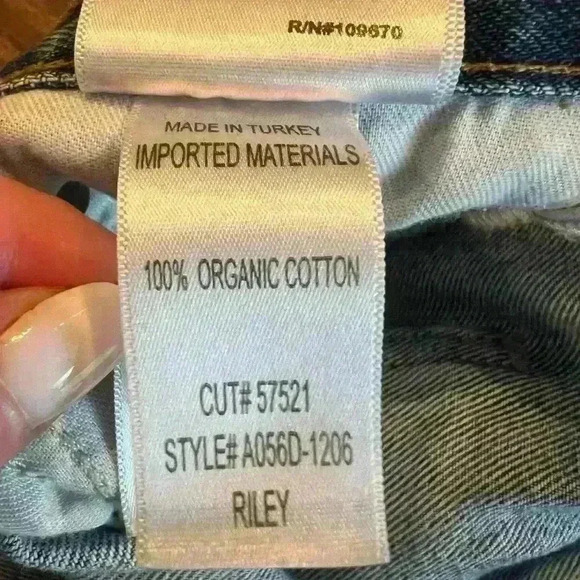 Agolde Riley jeans size 27, distressed, destroyed, EUC, denim - Picture 12 of 14